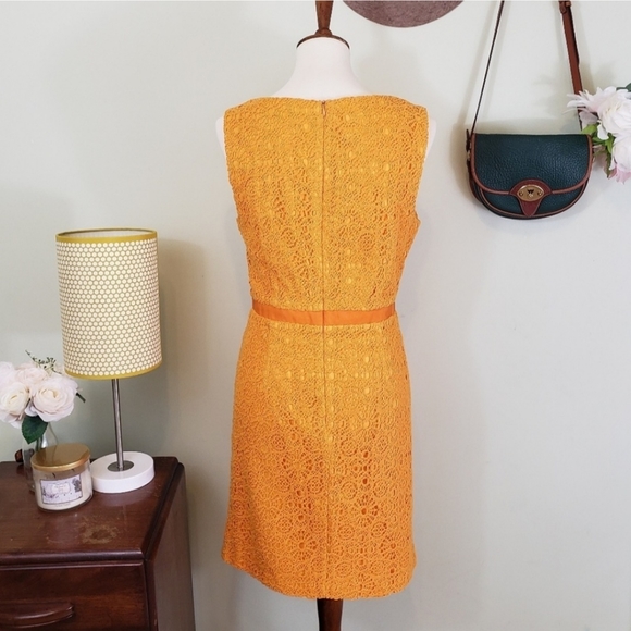 Trina Turk B-Line Crochet Sleeveless Sheath Dress - Picture 3 of 5
